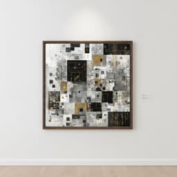 Abstracción Oro y Negro II thumbnail 1
