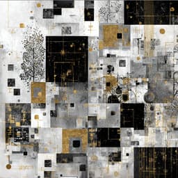 Abstracción Oro y Negro II thumbnail 2