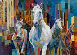 Caballos Cubistas en Metrópolis thumbnail 2