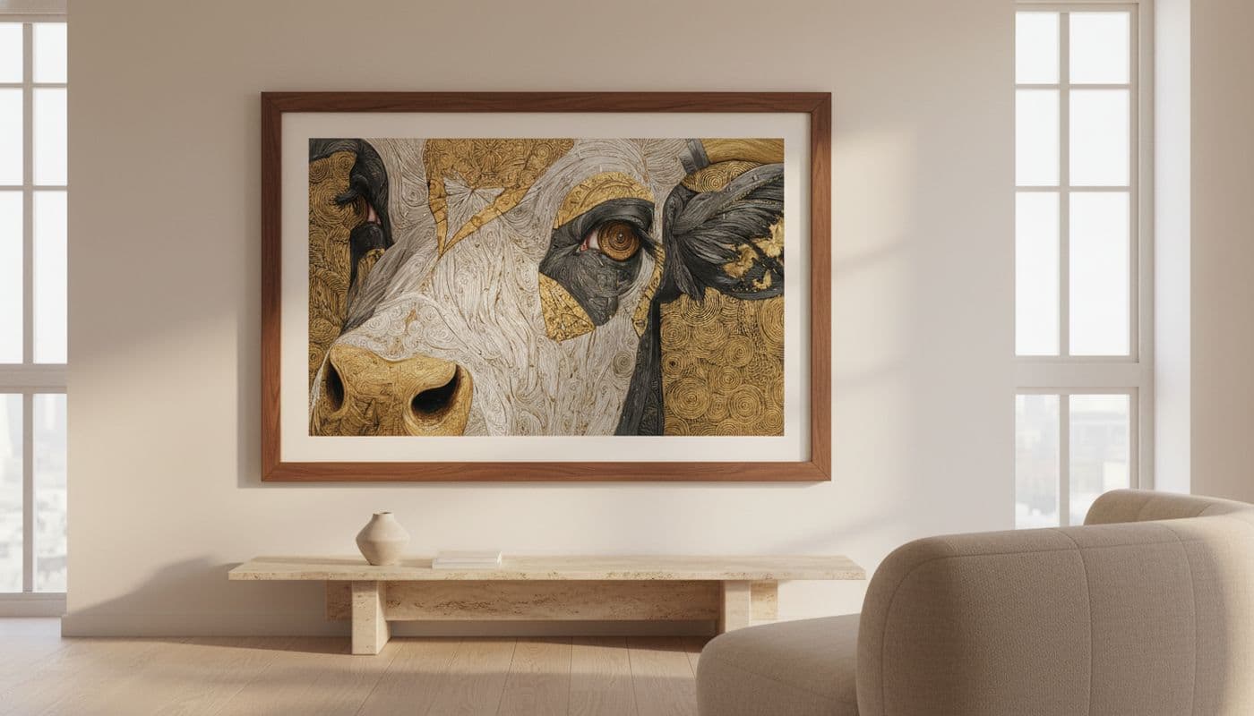 Guernica Dorada, formato apaisado 100 x 56 cm
